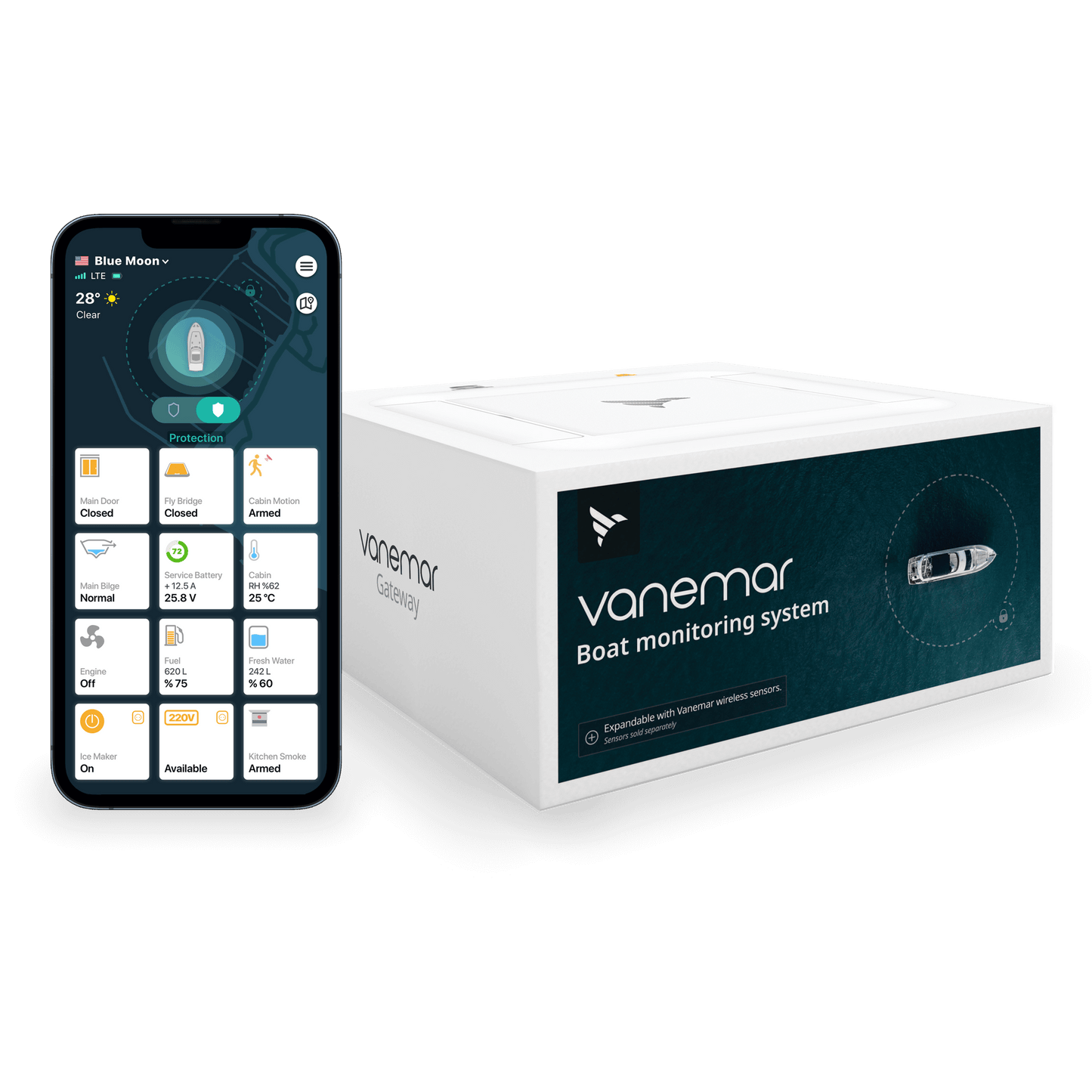 Vanemar Gateway - Boat Monitoring System